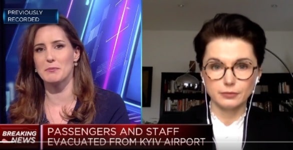 Picture of Rosanna Lockwood and the famous reporter, Katy Tur.